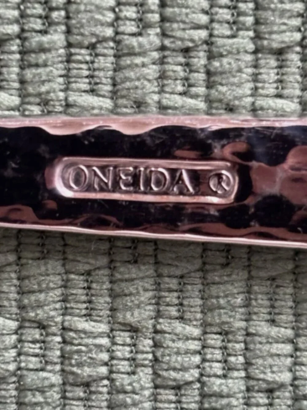 1 Oneida Stainless Cabria Teaspoon Stainless Steel Flatware 6 3/8